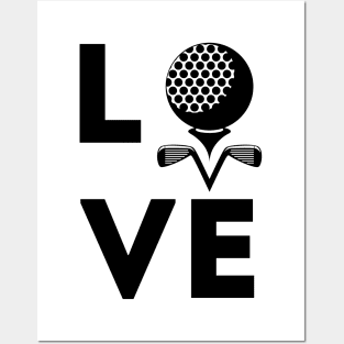 Golf love Posters and Art